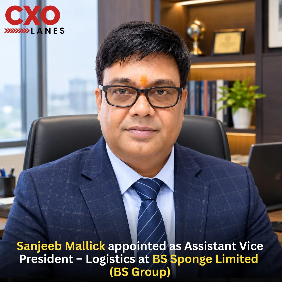 Sanjeeb Mallick Appointed AVP – Logistics at BS Sponge Limited