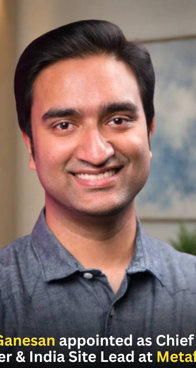 Arvind Ganesan Appointed as Chief Product Officer & India Site Lead at Metaforms