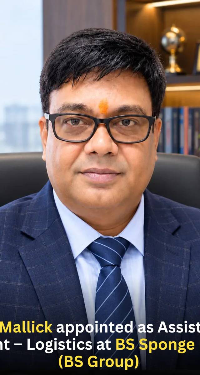 Sanjeeb Mallick Appointed AVP – Logistics at BS Sponge Limited